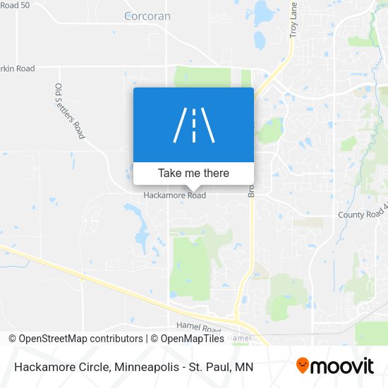 Hackamore Circle map