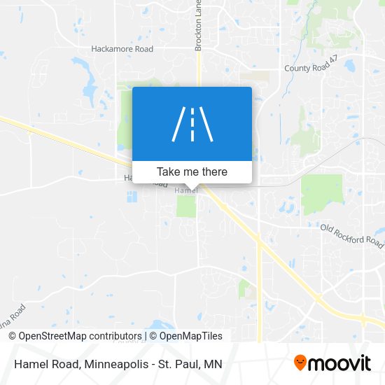 Mapa de Hamel Road