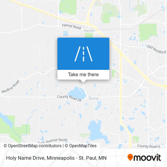 Mapa de Holy Name Drive
