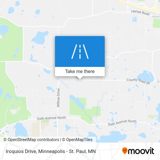 Iroquios Drive map