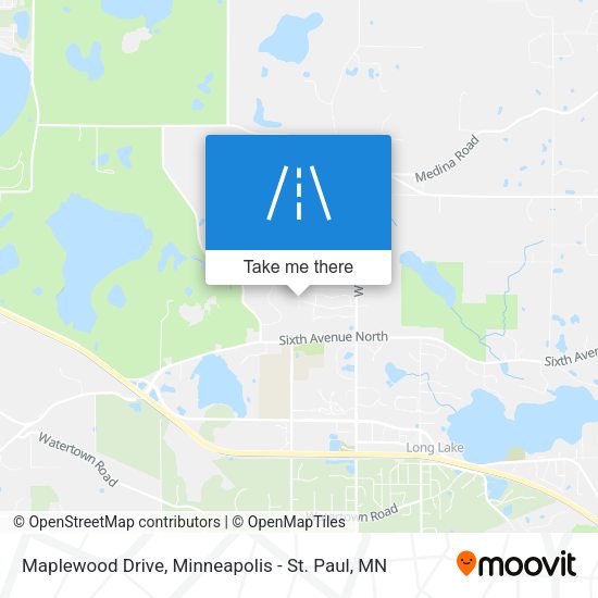 Maplewood Drive map