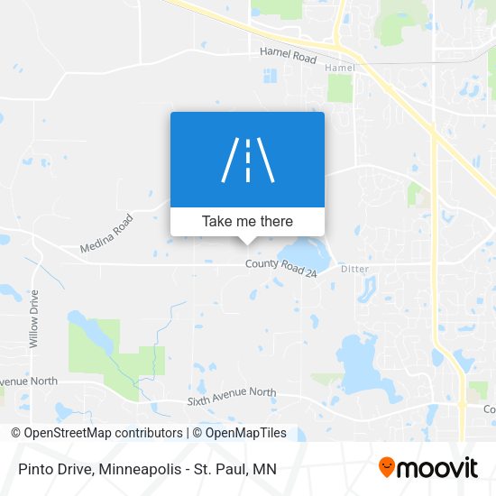 Pinto Drive map