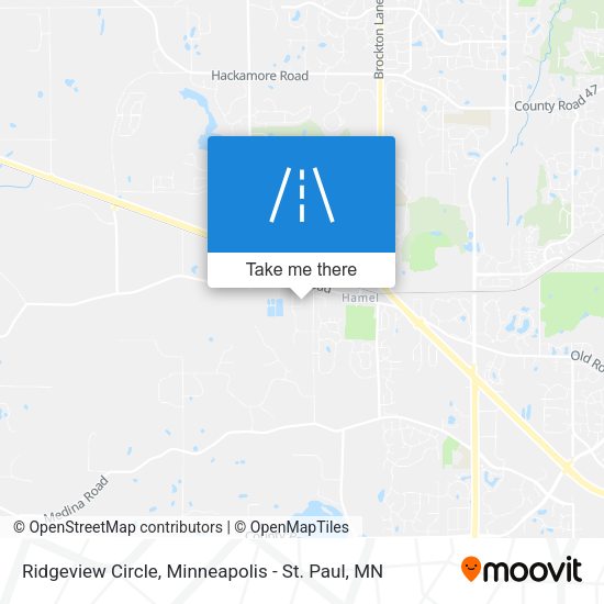 Mapa de Ridgeview Circle