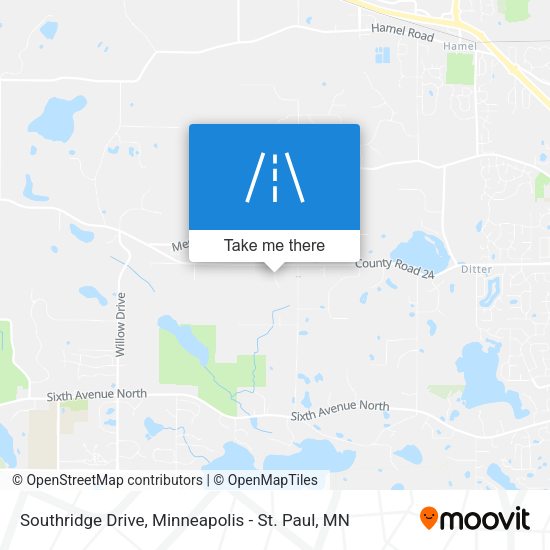 Mapa de Southridge Drive