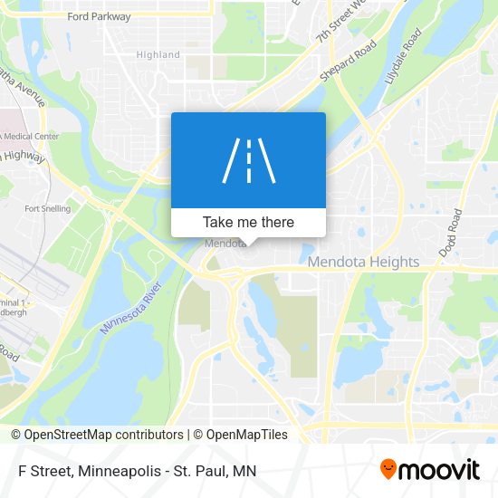 F Street map