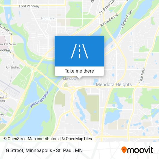 G Street map