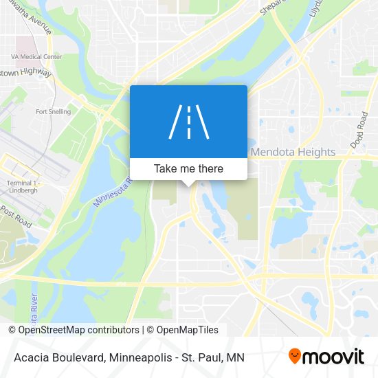 Acacia Boulevard map