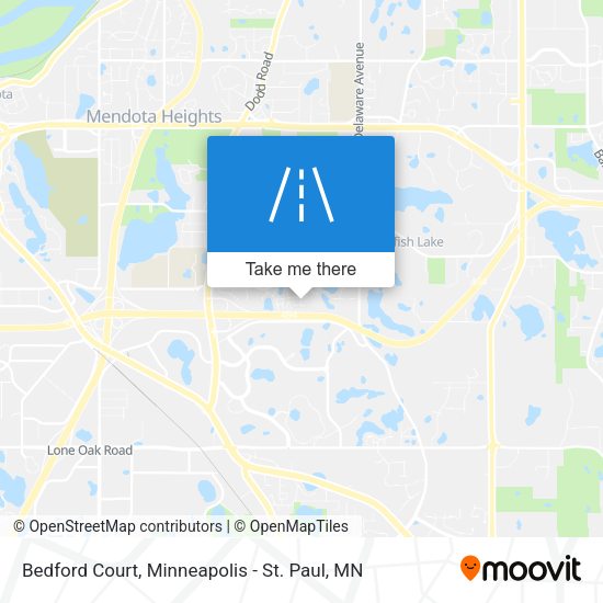 Bedford Court map