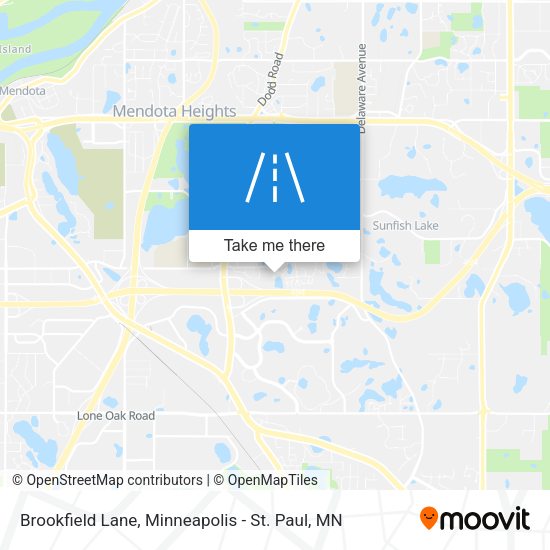 Brookfield Lane map