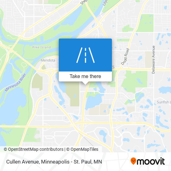 Mapa de Cullen Avenue
