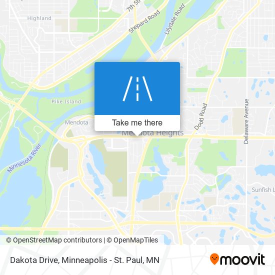 Dakota Drive map