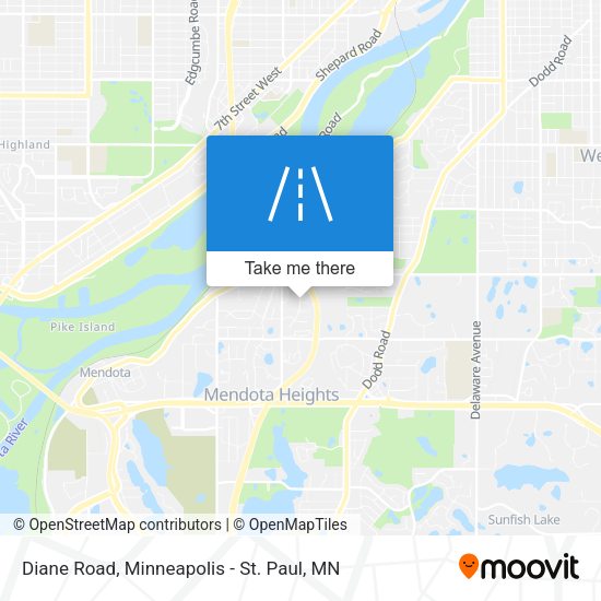 Diane Road map