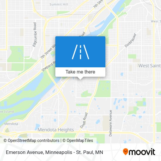 Emerson Avenue map