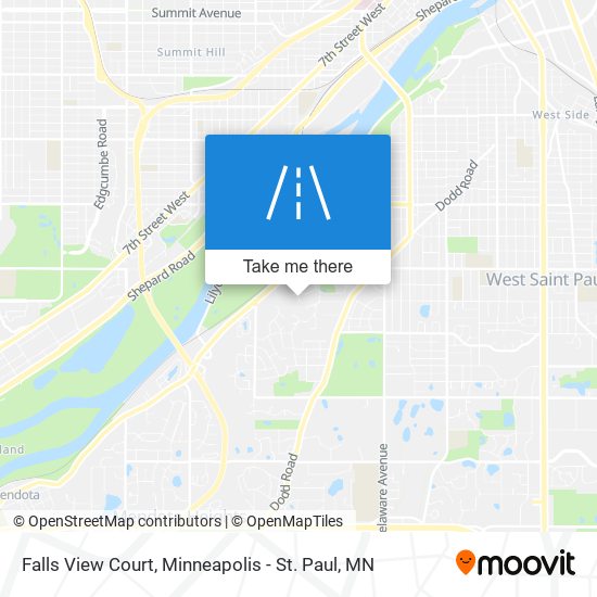 Falls View Court map