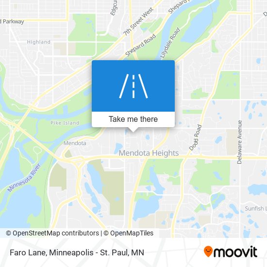 Faro Lane map