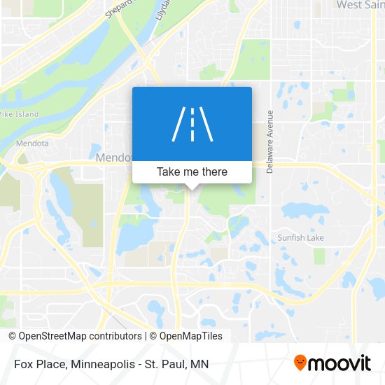 Fox Place map