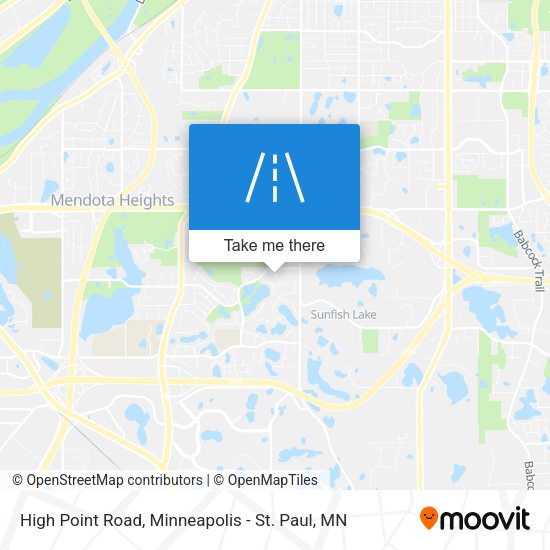 High Point Road map