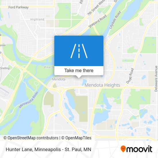 Hunter Lane map
