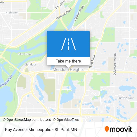Kay Avenue map
