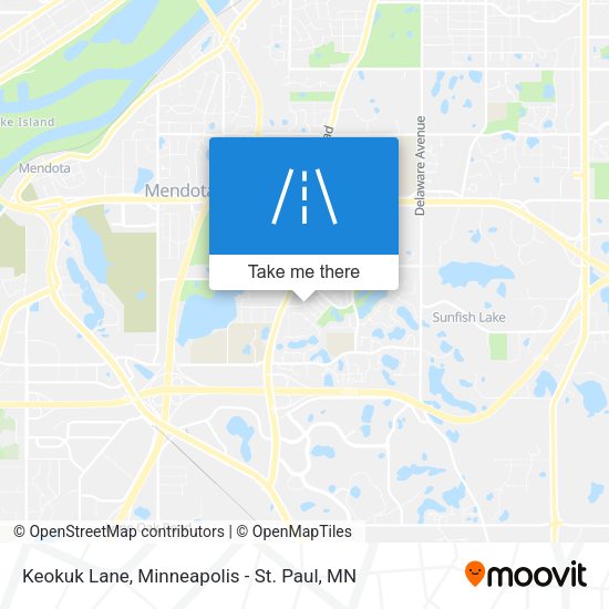 Mapa de Keokuk Lane