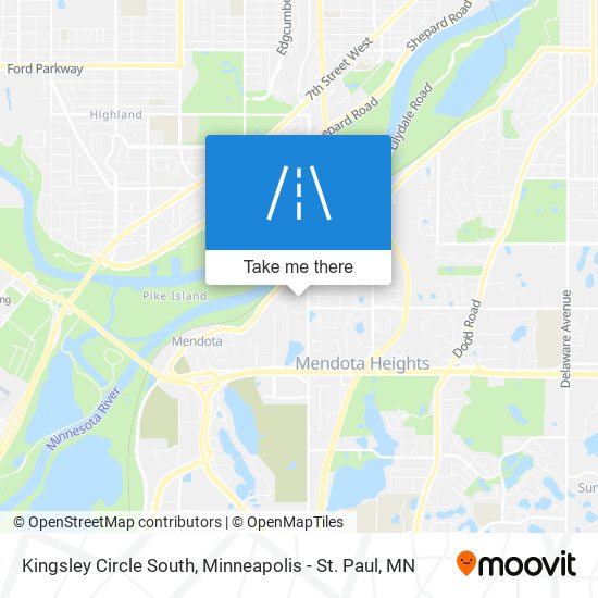 Kingsley Circle South map