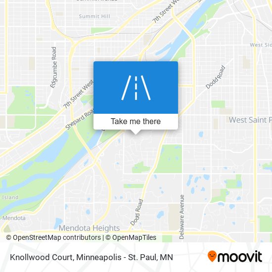 Knollwood Court map