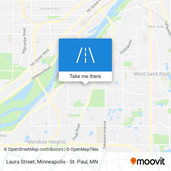 Mapa de Laura Street
