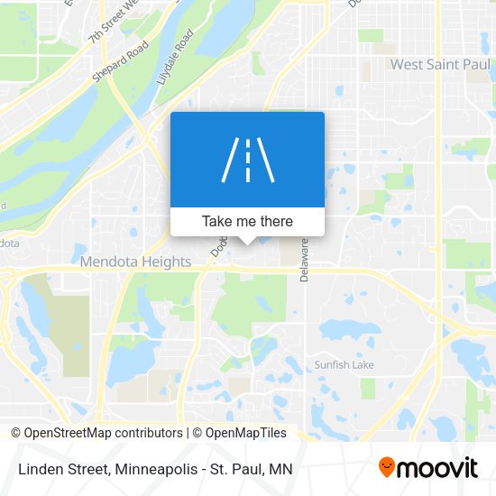 Linden Street map