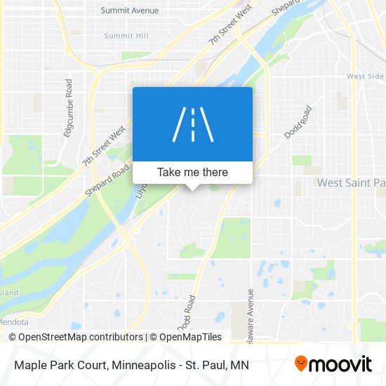 Maple Park Court map