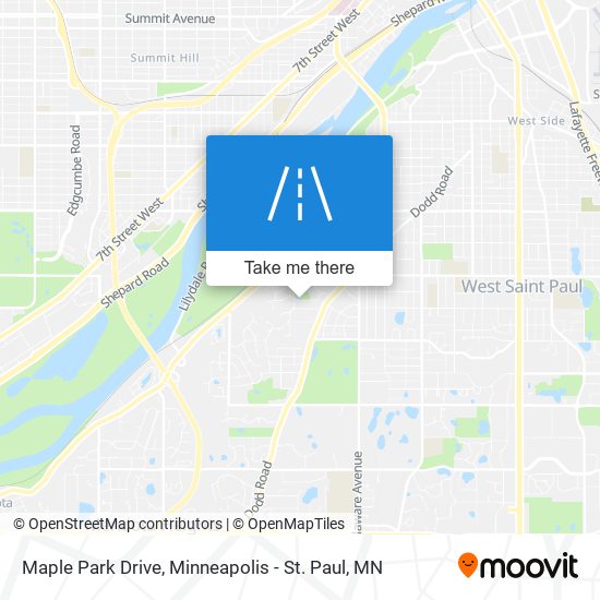 Mapa de Maple Park Drive