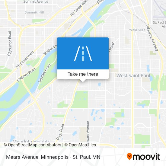 Mapa de Mears Avenue
