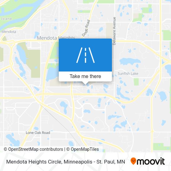 Mendota Heights Circle map