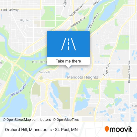 Orchard Hill map