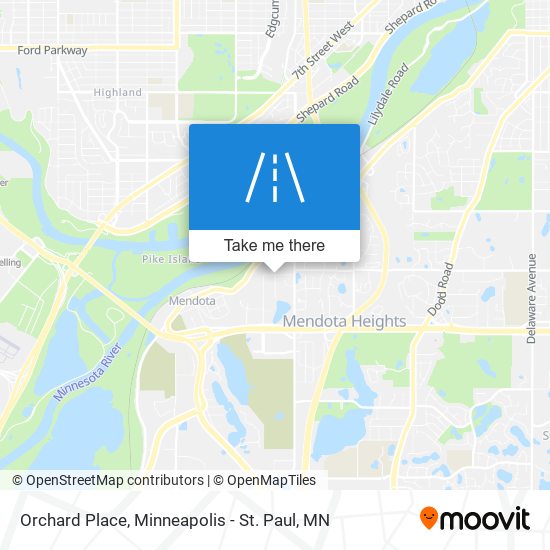 Orchard Place map