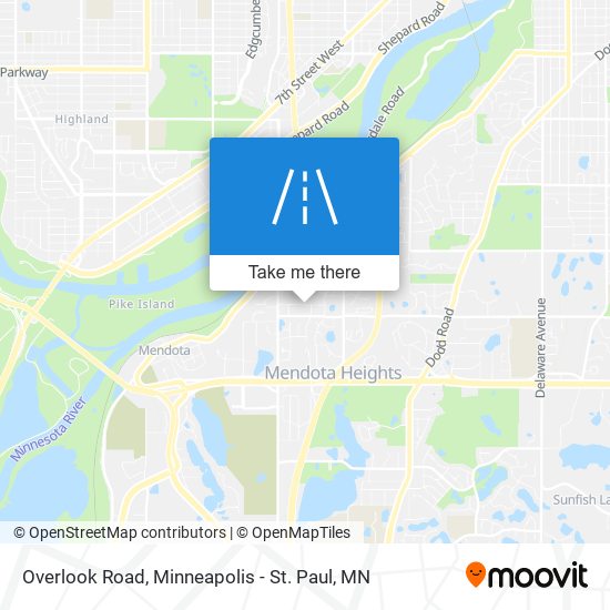 Overlook Road map