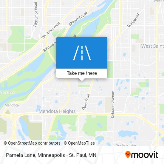 Pamela Lane map