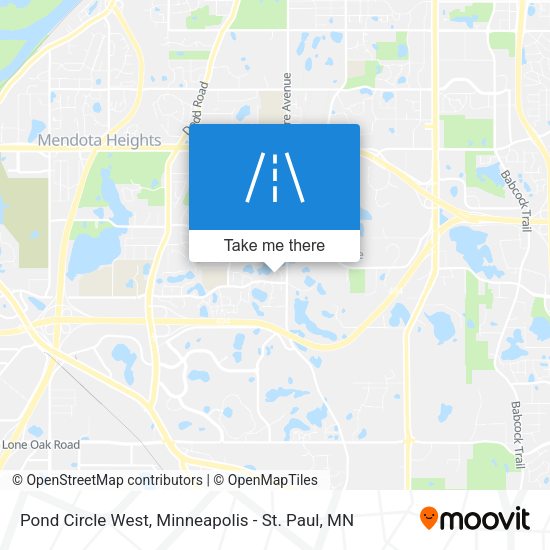 Pond Circle West map