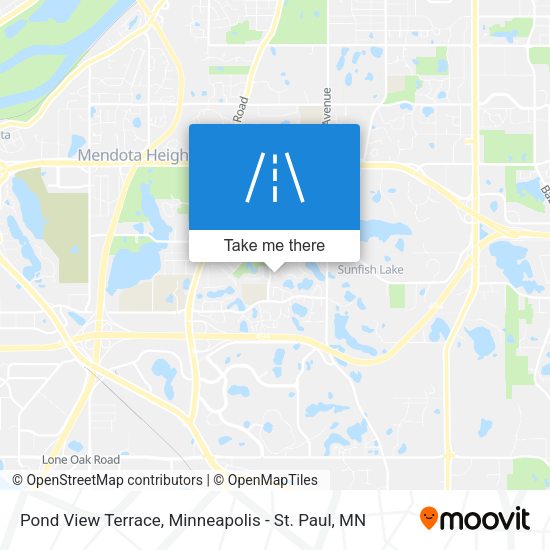 Mapa de Pond View Terrace
