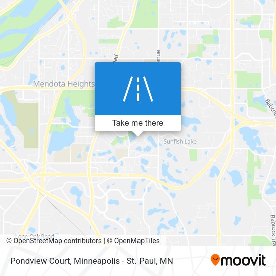 Pondview Court map