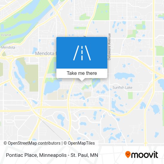 Pontiac Place map
