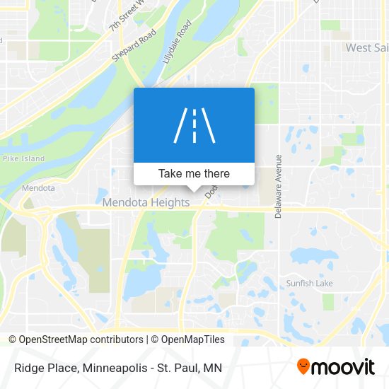 Mapa de Ridge Place