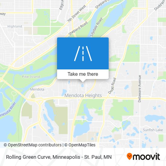 Mapa de Rolling Green Curve