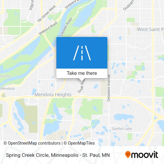 Mapa de Spring Creek Circle