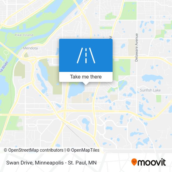 Swan Drive map