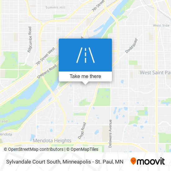 Sylvandale Court South map