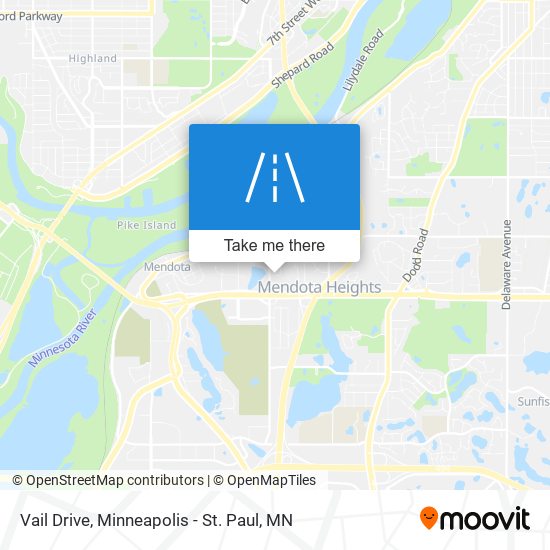 Vail Drive map