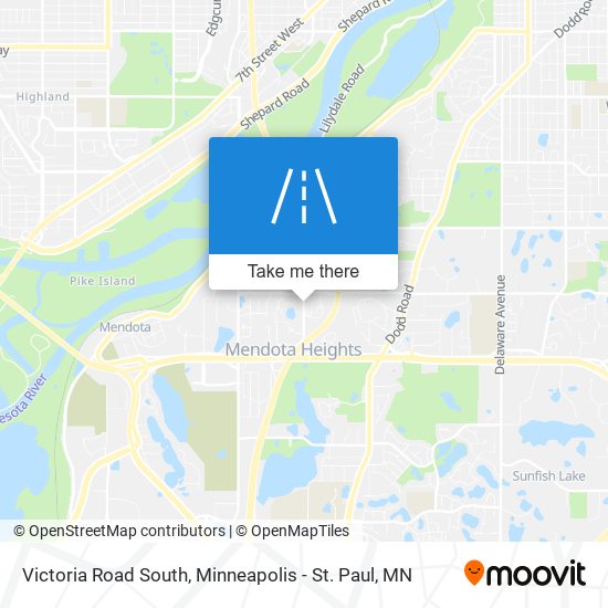 Victoria Road South map