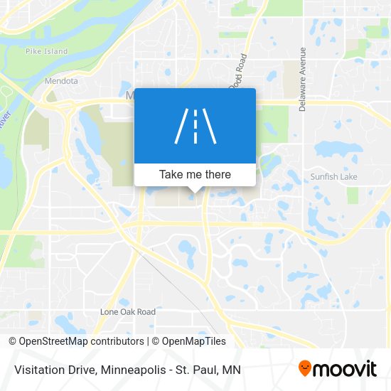 Visitation Drive map