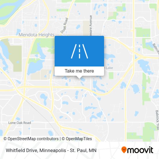 Whitfield Drive map