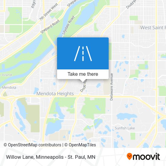 Mapa de Willow Lane